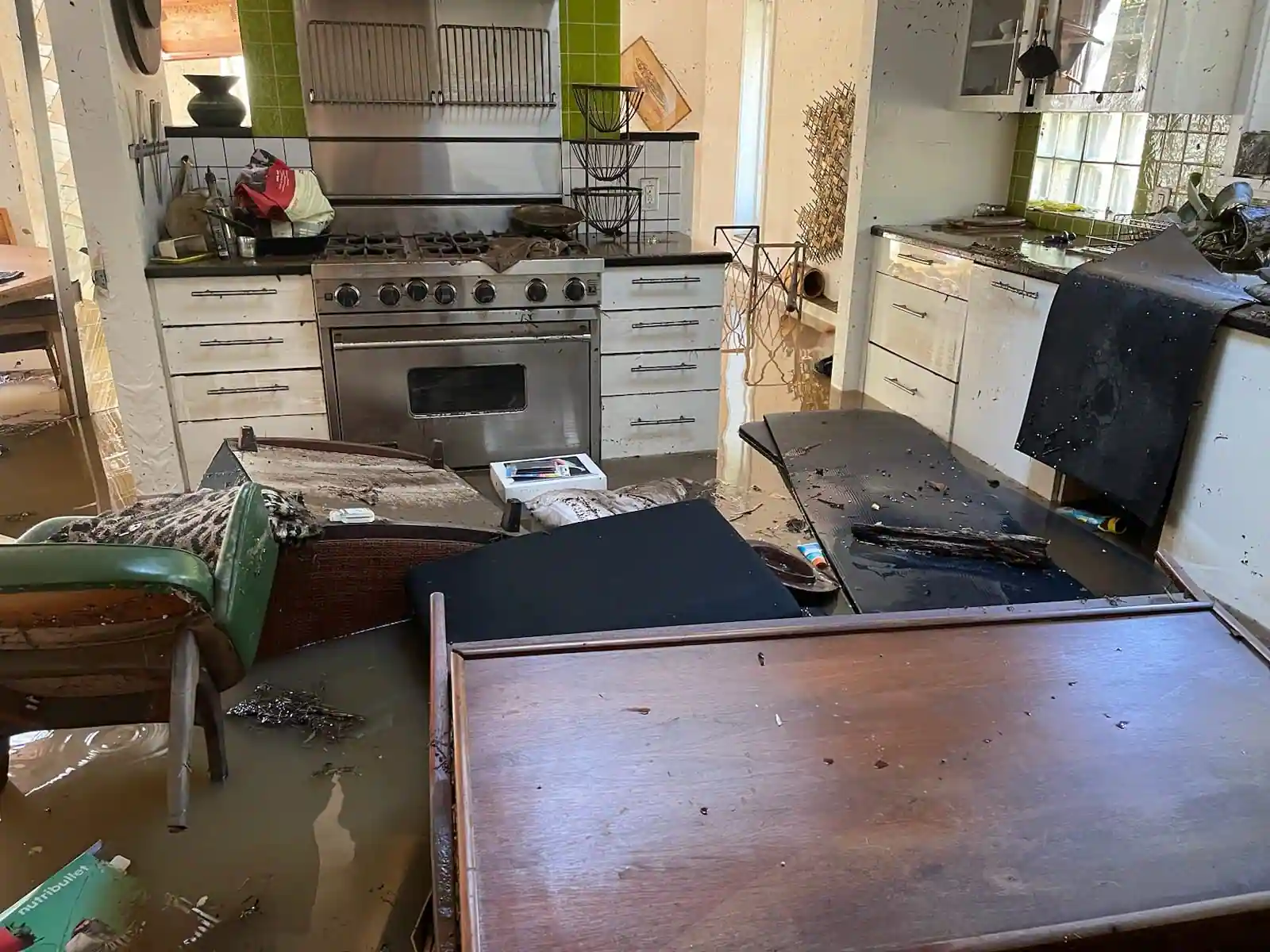 Completely ruined kitchen 1